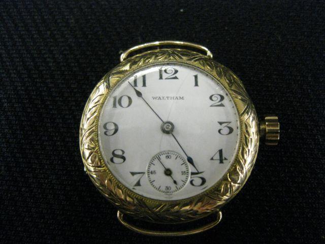 Appraisal: Waltham Gold-Filled Wristwatch jewel circa not currently running