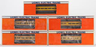 Appraisal: Group of Five Lionel Electric Train Cars in Boxes Group