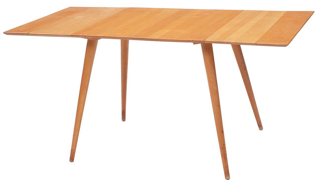 Appraisal: Paul McCobb Planner Group dinette table by Winchendon maple top