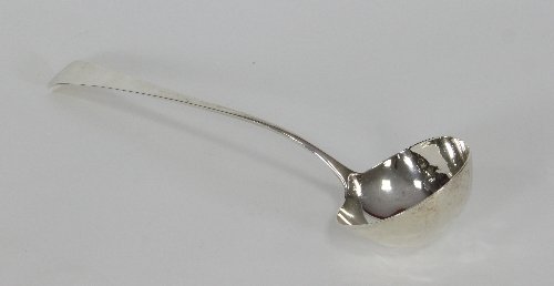 Appraisal: A silver ladle London of old English pattern