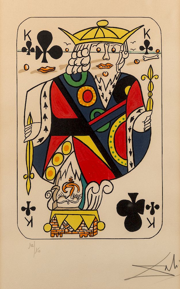 Appraisal: SALVADOR DALI SPANISH - SALVADOR DALI SPANISH - Playing Cards