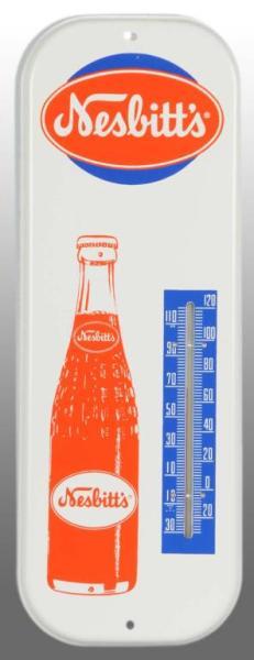 Appraisal: Tin Nesbitt's Soda Thermometer Description Clean and crisp with strong