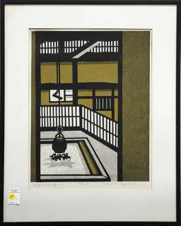 Appraisal: Japanese Modern Woodblock Print Nagai Kiyoshi Nagai Kiyoshi Tajima Hiroyuki