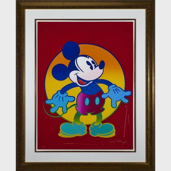 Appraisal: Peter Max - MICKEY MOUSE MINNIE MOUSE SUITE OF TWO