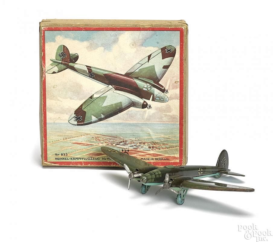 Appraisal: Lehmann Heinkel tin lithograph fighter plane Lehmann Heinkel tin lithograph