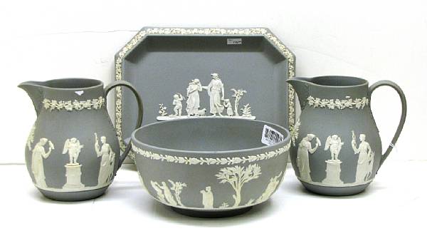 Appraisal: Decorative Arts th century Each impressed WEDGWOOD MADE IN ENGLAND