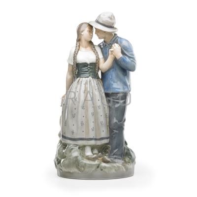 Appraisal: ROYAL COPENHAGEN Henrik and Elise porcelain figurine th c Marked