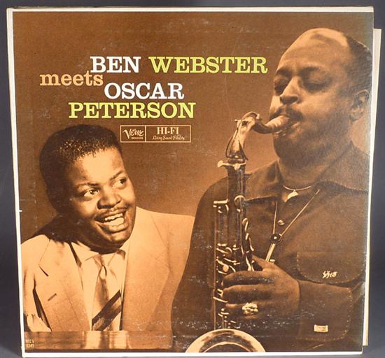 Appraisal: Ben Webster Verve LPs with Trumpeter labels Soulville MGV- Ben