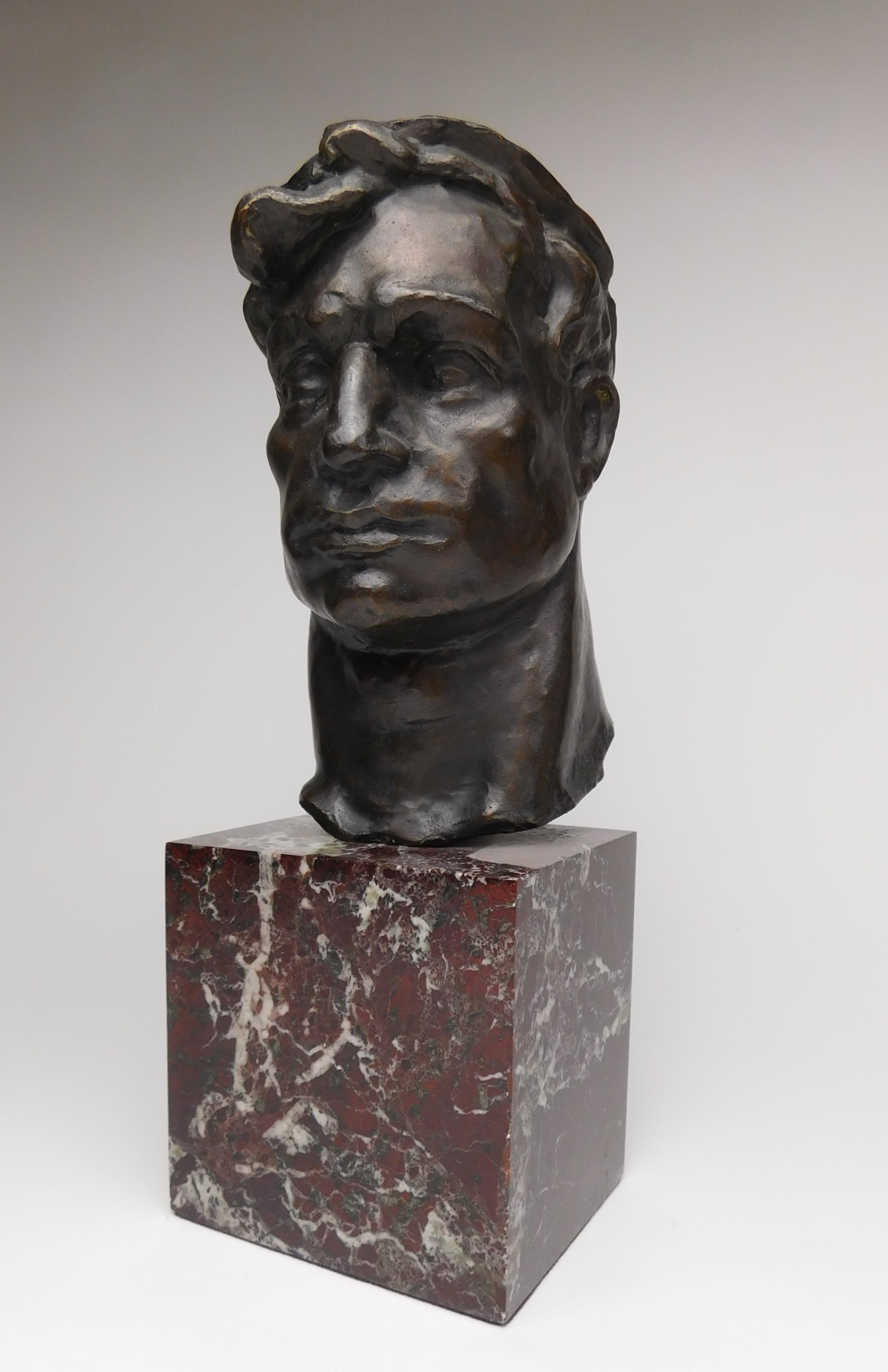 Appraisal: Joseph Motto American - Bust of A Man- bronze sculpture