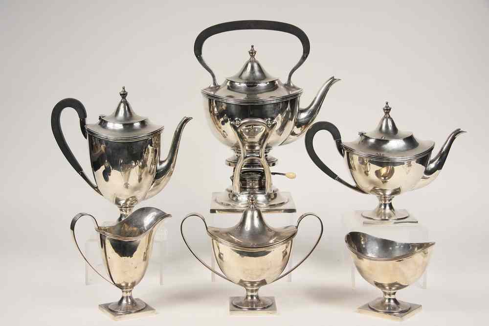 Appraisal: PC STERLING TEA COFFEE SERVICE - Six Piece American Sterling