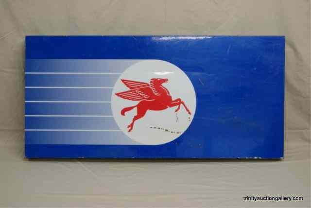 Appraisal: Authentic Mobil Oil Pegasus Metal Display SignThis is for a