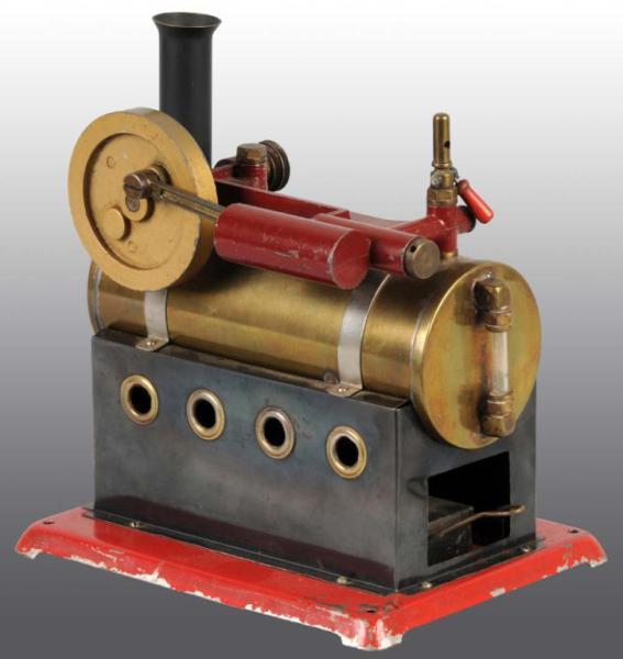 Appraisal: American Made Overtype Steam Engine Description Robust engine with whistle