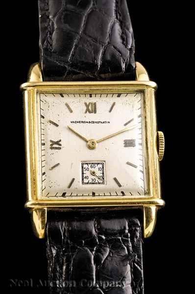 Appraisal: A Vacheron Constantine kt Yellow Gold Man's Wristwatch c jewel