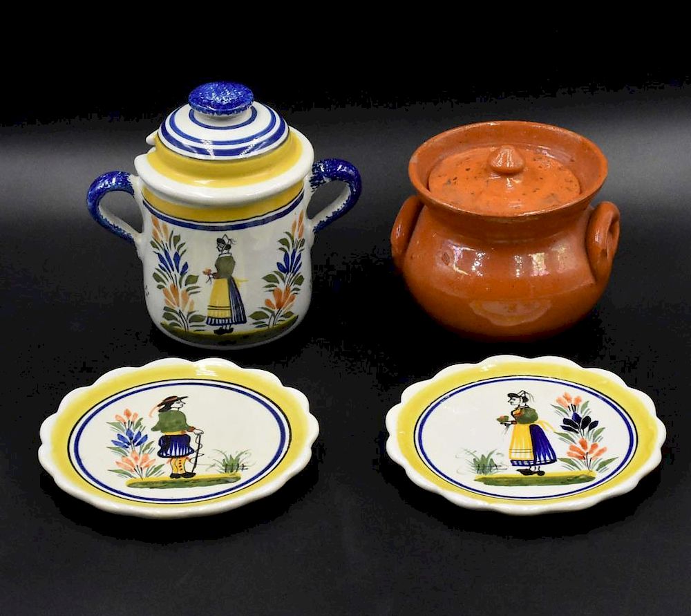 Appraisal: pieces of pottery pieces pieces of Henriot Quimper - D