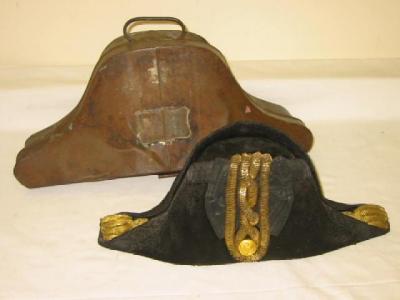 Appraisal: A NAVAL OFFICER'S SWORD HAT by Larcon Veysey Portsmouth in