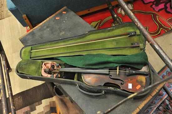 Appraisal: VIOLIN WITH BOW IN CASE CIRCA