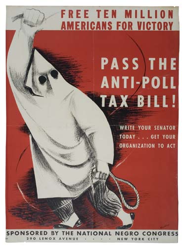 Appraisal: CIVIL RIGHTS Pass the Anti-Poll Tax Bill Free Ten Million