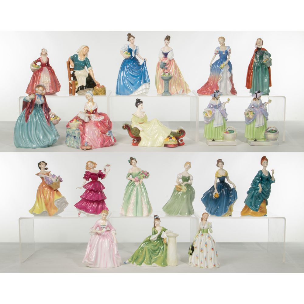 Appraisal: ROYAL DOULTON FIGURINE ASSORTMENT items all marked on undersides including