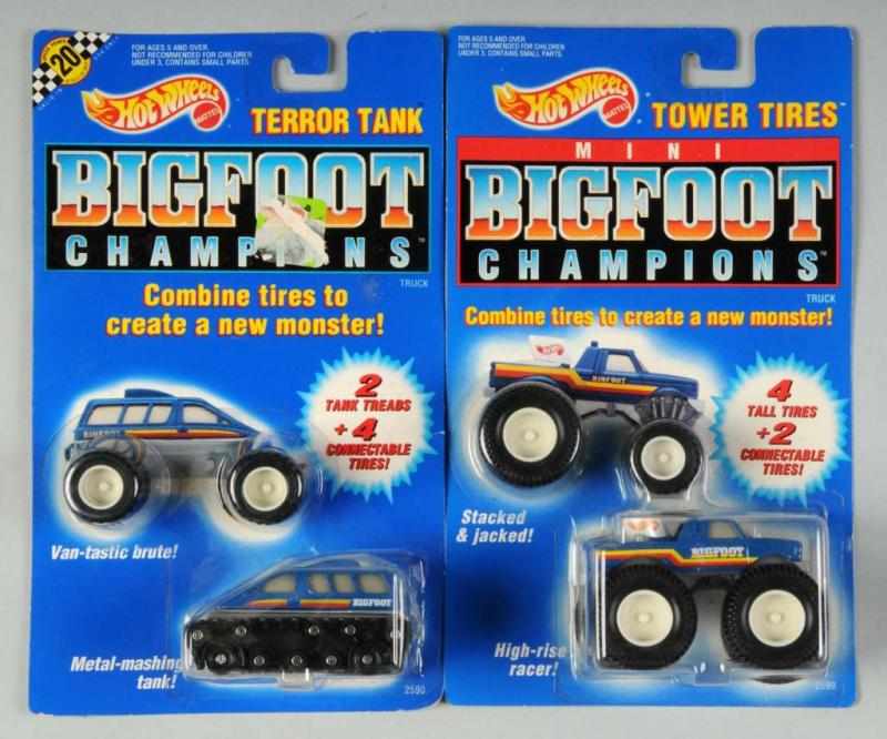 Appraisal: Lot of Mattel Hot Wheels Big Foot Vehicles Description Includes