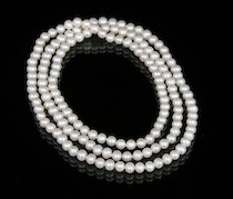 Appraisal: An Opera Length Strand of Freshwater Pearls An opera length