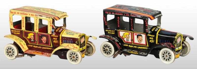 Appraisal: Lot of Tin Marx Archie's Jalopy Wind-Up Toys Description Made