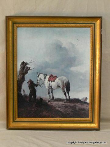 Appraisal: Masters Print on Canvas Board - Dutch - depicts a