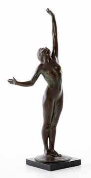 Appraisal: Harriet Whitney Frishmuth New York - STAR bronze with greenish