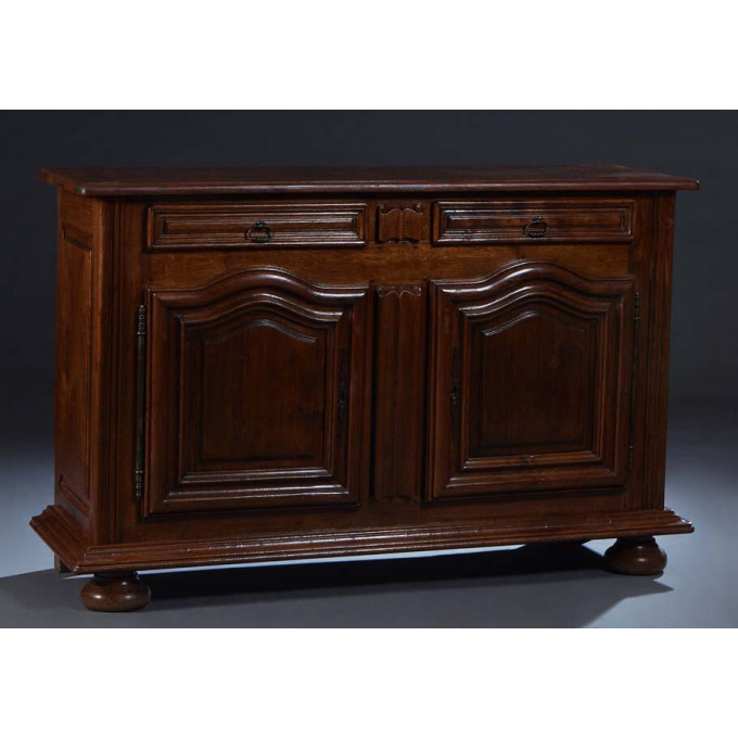 Appraisal: French Louis XIII Style Carved Oak Sideboard th c the