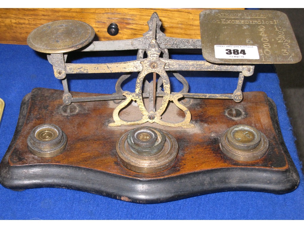 Appraisal: Set of postage scales