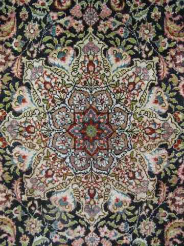 Appraisal: Tabriz Silk Persian Handmade Rug or Hanging superb floral signed