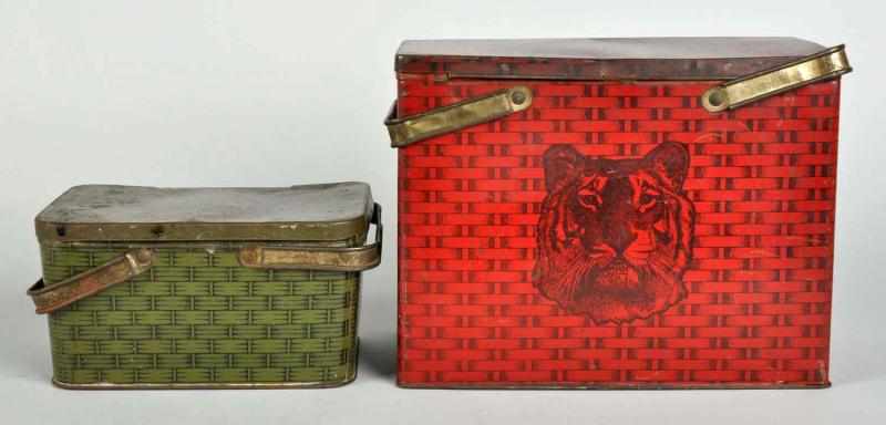 Appraisal: Lot of Lunch Pails Description Includes Tiger with superior color