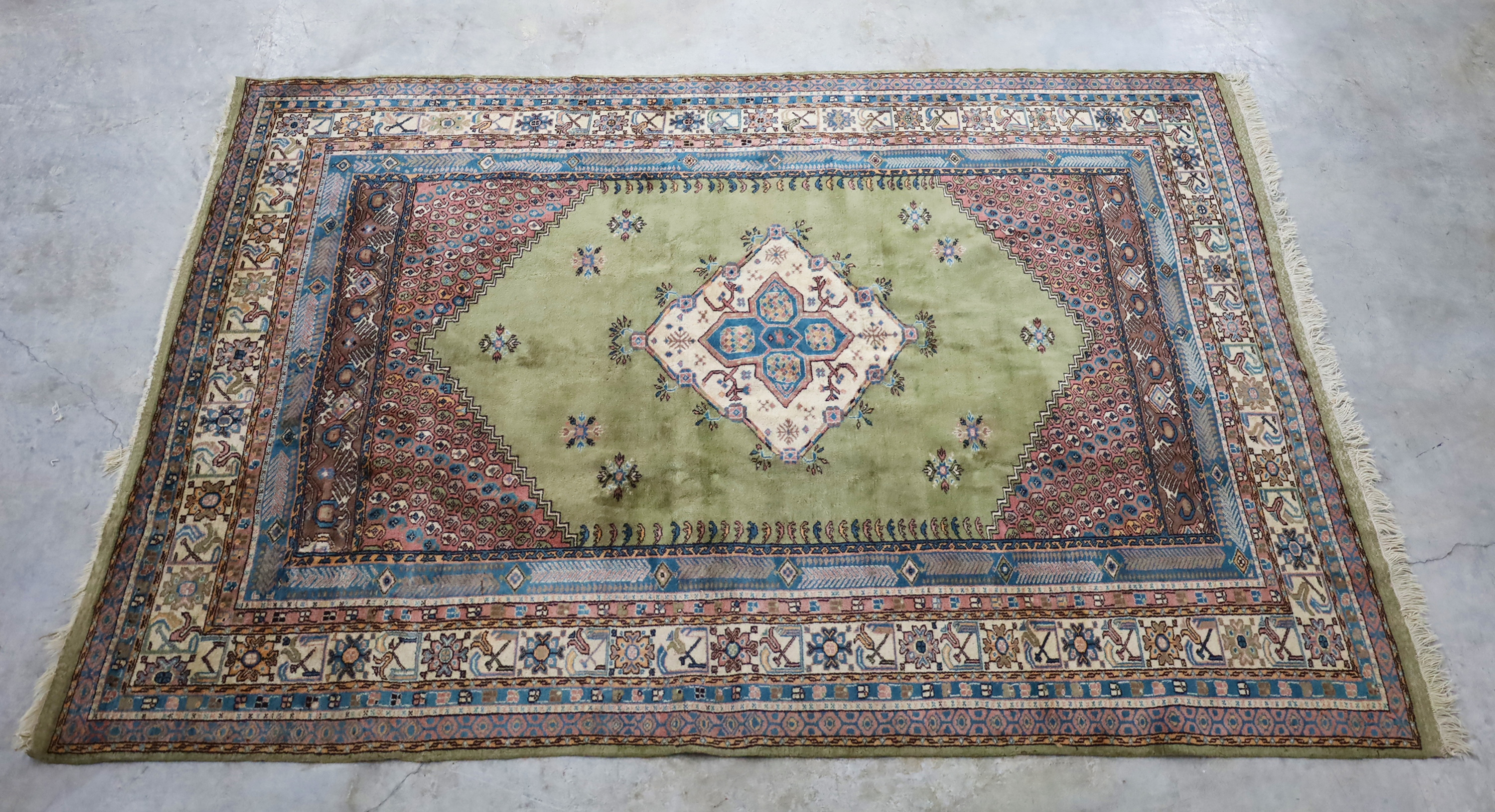 Appraisal: ORIENTAL RUG ' X ' SINO-PERSIAN Oriental Rug ' X