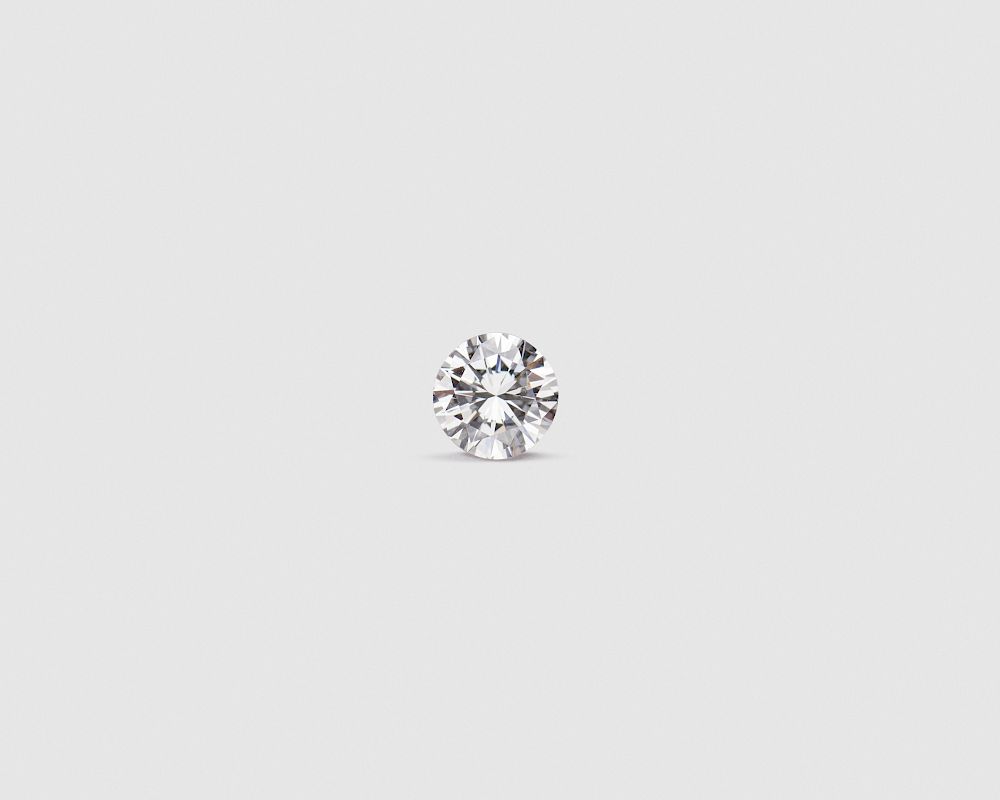 Appraisal: Unmounted Diamond Unmounted Diamond the round brilliant-cut diamond weighing ct