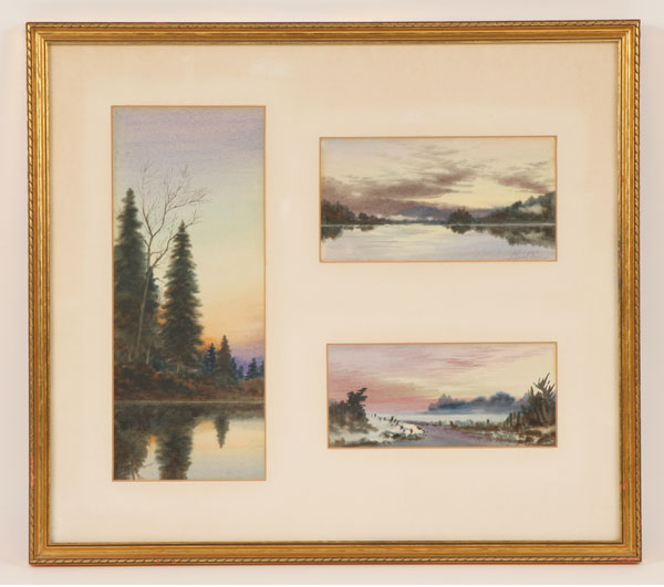 Appraisal: J Stuart Peace American th century coastal forest landscapes at