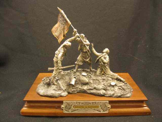 Appraisal: Chilmark Pewter Civil War Figurine ''Squaves st Manassas'' by Francis