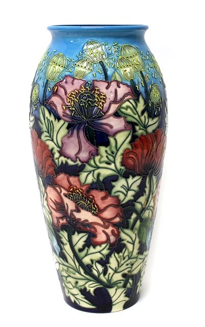 Appraisal: A Moorcroft pottery vase by Rachel Bishop c Ltd edition