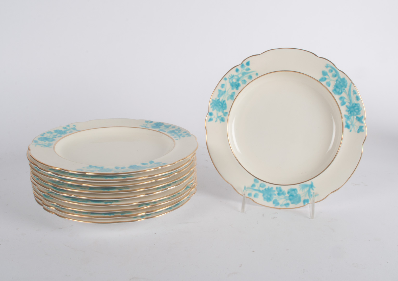 Appraisal: Ten Copeland Spode for Tiffany china plates