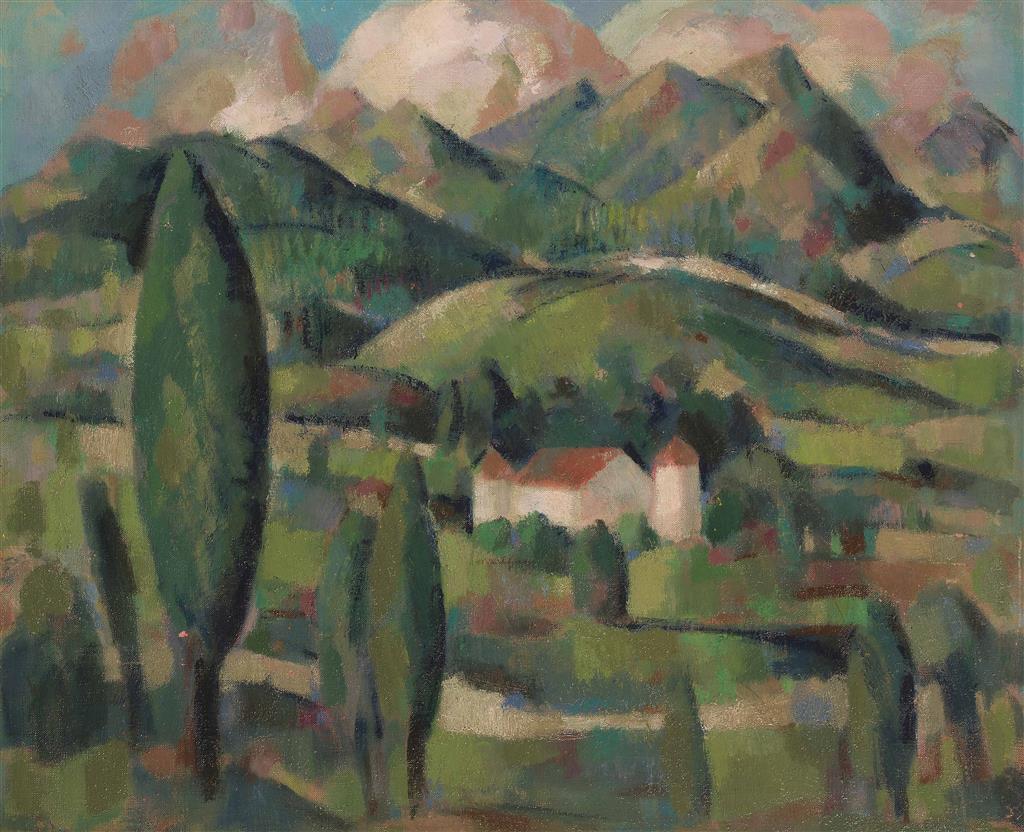 Appraisal: JOHN DUNCAN FERGUSSON R B A SCOTTISH - NEAR THORENC