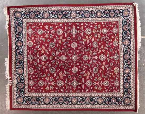 Appraisal: Indo-Keshan rug Jaipur India circa x Estimate - Good condition