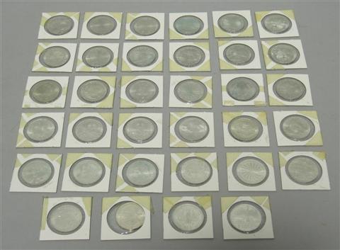 Appraisal: COLLECTION OF GERMAN OLYMPICS SILVER COINS