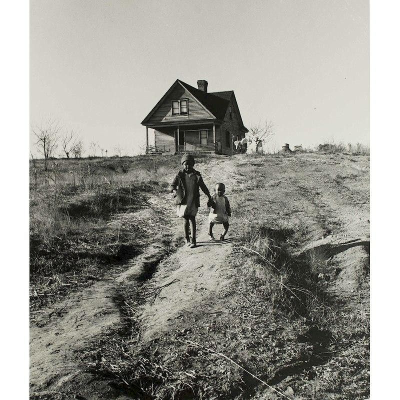 Appraisal: Marion Post Wolcott Photograph Tenant Farmer's Children Rickets Unframed Marion