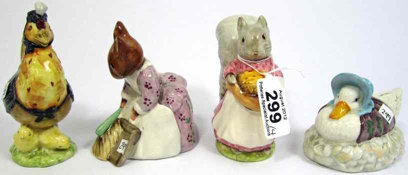 Appraisal: Beswick Beatrix Potter Figures Goody Tiptoes Sally Hennypenny Jemima Puddleduck