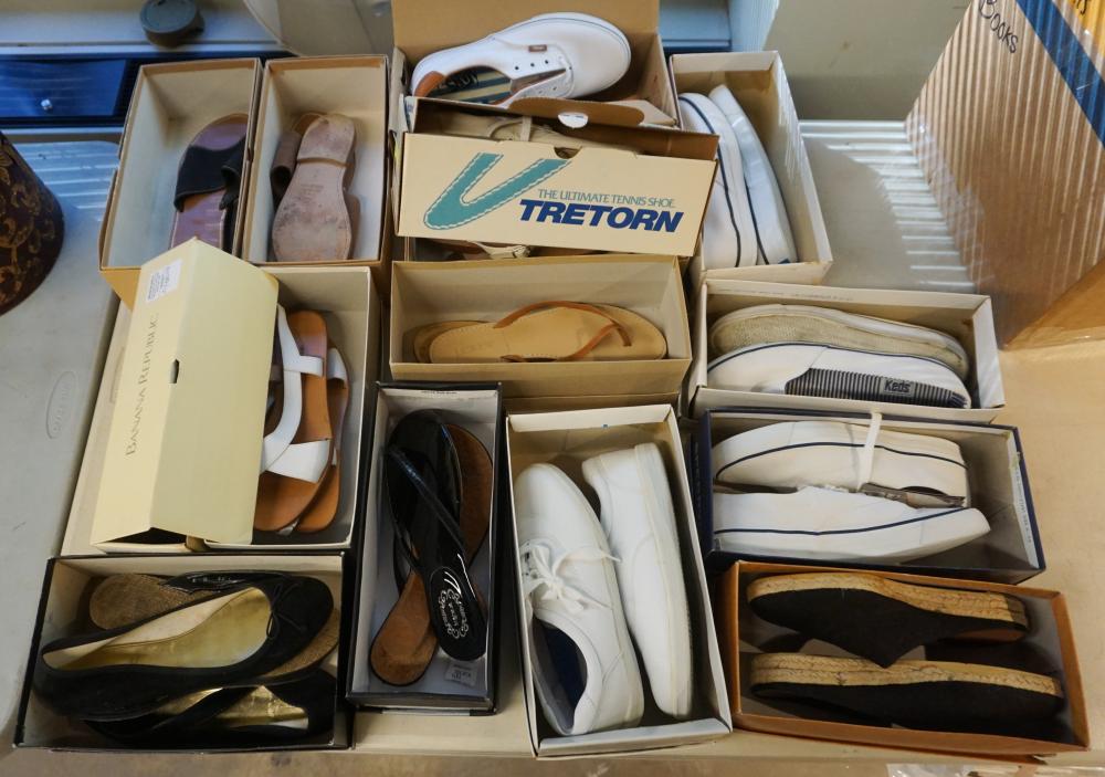 Appraisal: Large Group of Shoes Tretorn J Crew Vans Keds Etc