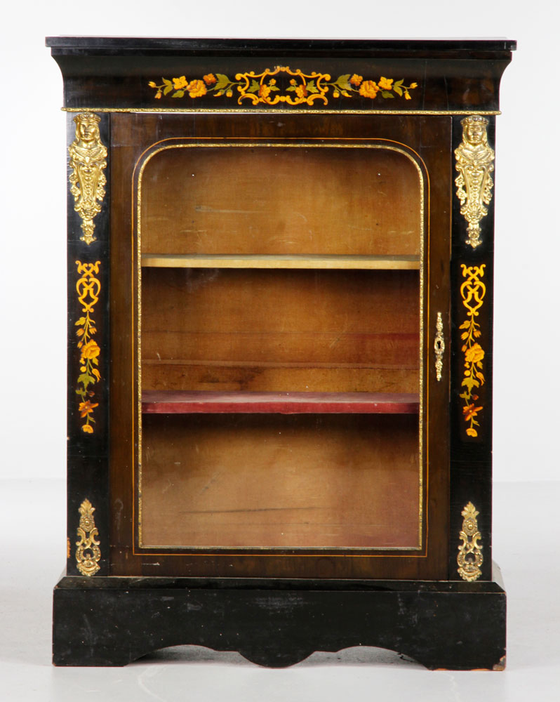 Appraisal: - th C Italian Display Cabinet th century Italian display