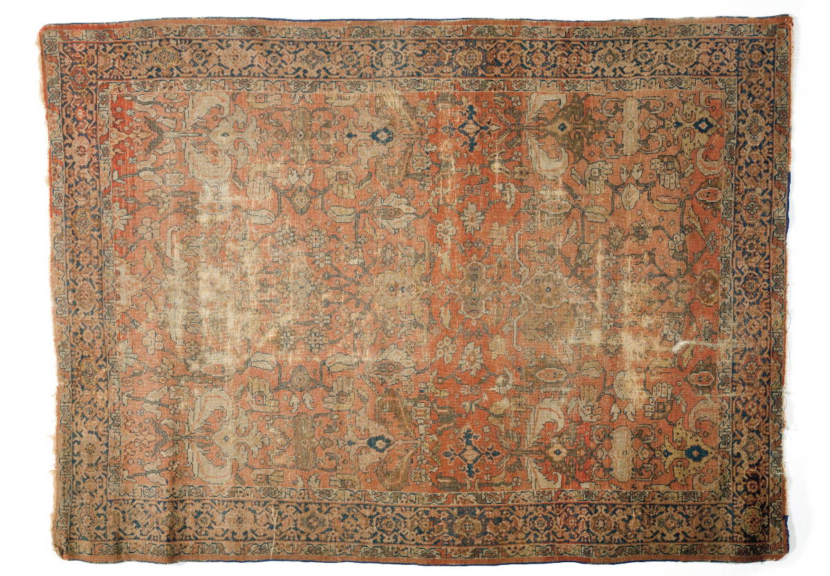 Appraisal: MAHAL CARPET CENTRAL PERSIA EARLY TWENTIETH CENTURY The tomato red