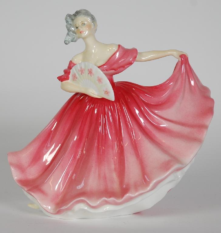 Appraisal: ROYAL DOULTON CHINA FIGURE 'ELAINE' HN in high printed mark