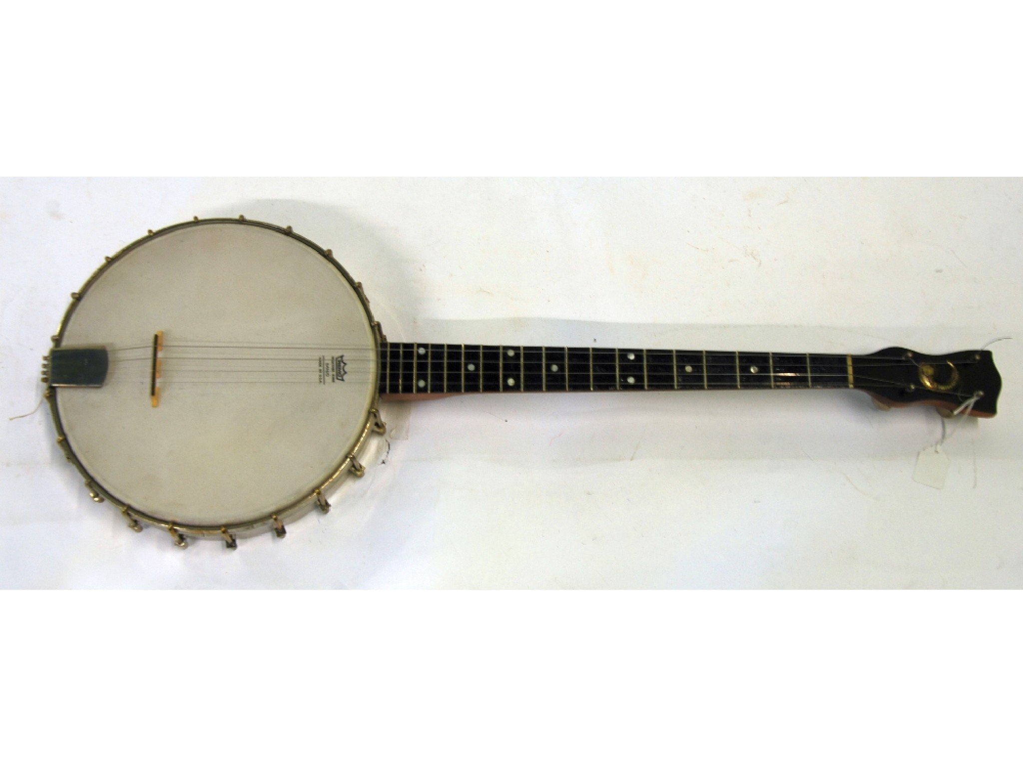 Appraisal: WINDSOR WHIRLE VICTOR SUPREMUS FOUR STRING BANJO with fret finger