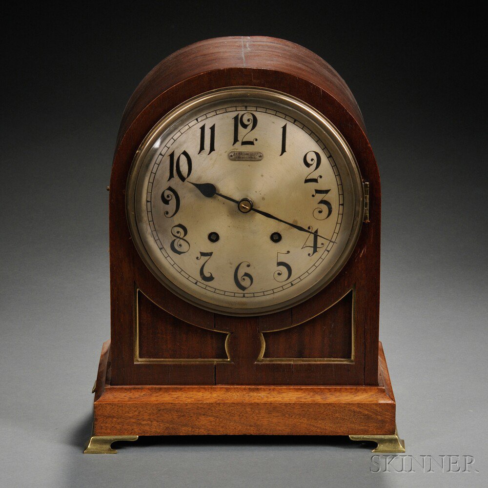 Appraisal: German Quarter-striking Bracket Clock retailed by J E Caldwell Co