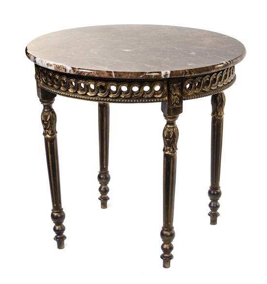 Appraisal: Sale Lot A Louis XVI Style Occasional Table th century