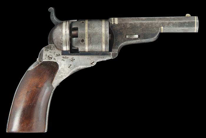 Appraisal: RARE CASED COLT MODEL C POCKET NO BABY PATERSON REVOLVER